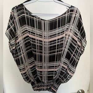 Women’s dressy sheer summer top